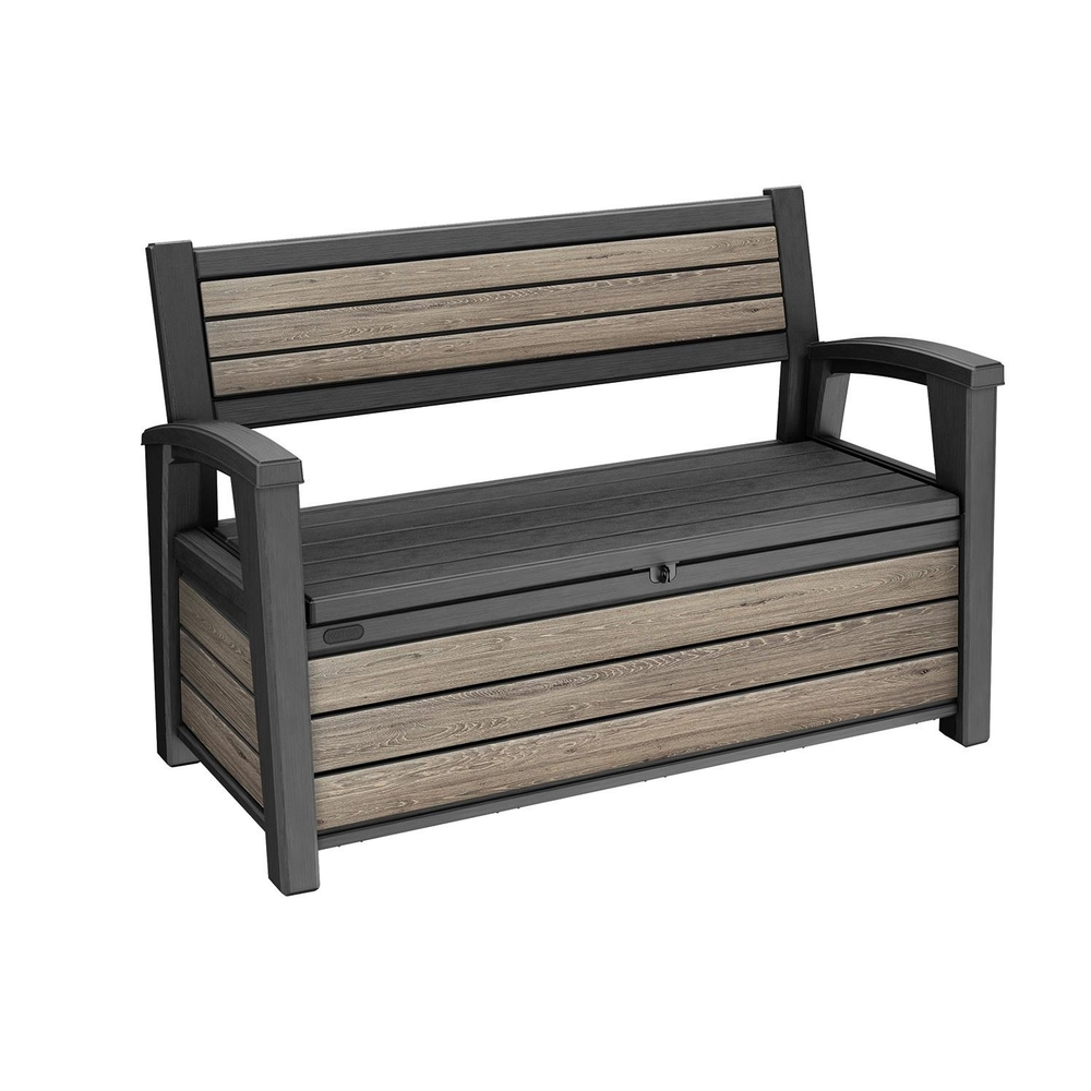 Скамья - сундук Keter Deco Garden Bench ashwood