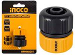 Муфта соединитель для поливочных шлангов 1/2'' INGCO HPHM0201