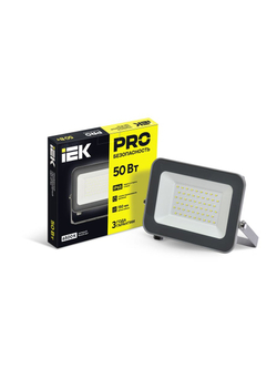Прожектор светодиодный СДО 07-50 50Вт 6500К IP65 сер. IEK LPDO701-50-K03