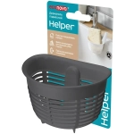 Держатель подвесной на присоске 10,3*8,4*7,1см «Helper» темно-серый