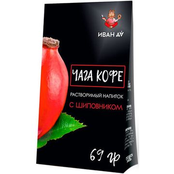 (-)Чайный напиток "Чага-Кофе" с Шиповником, 69 г