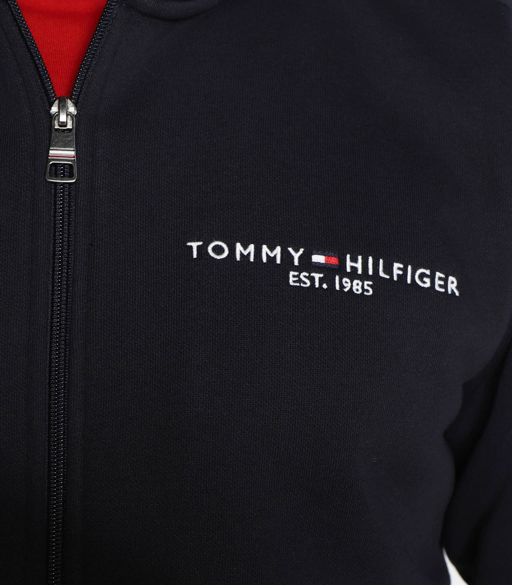 Худи tommy logo fur lined hoody Tommy Hilfiger - темно-синий(MW0MW27841)