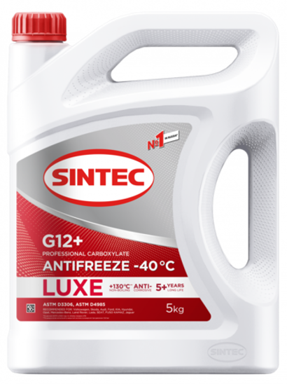 Антифриз готовый Sintec Lux G12+ красный 5кг