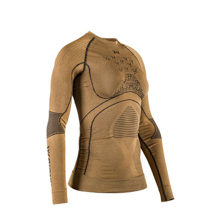 Лонгслив женский X-Bionic Radiactor 4.0 Shirt Lg Sl Gold/Black