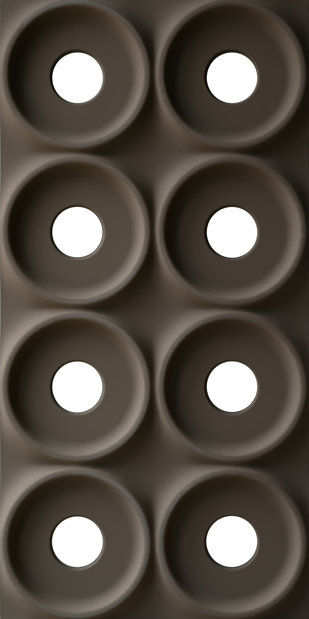 НЛ-04, Объемная полиуретановая панель, круги, Серый / PU BLOCK PANEL HL-04 Light Black