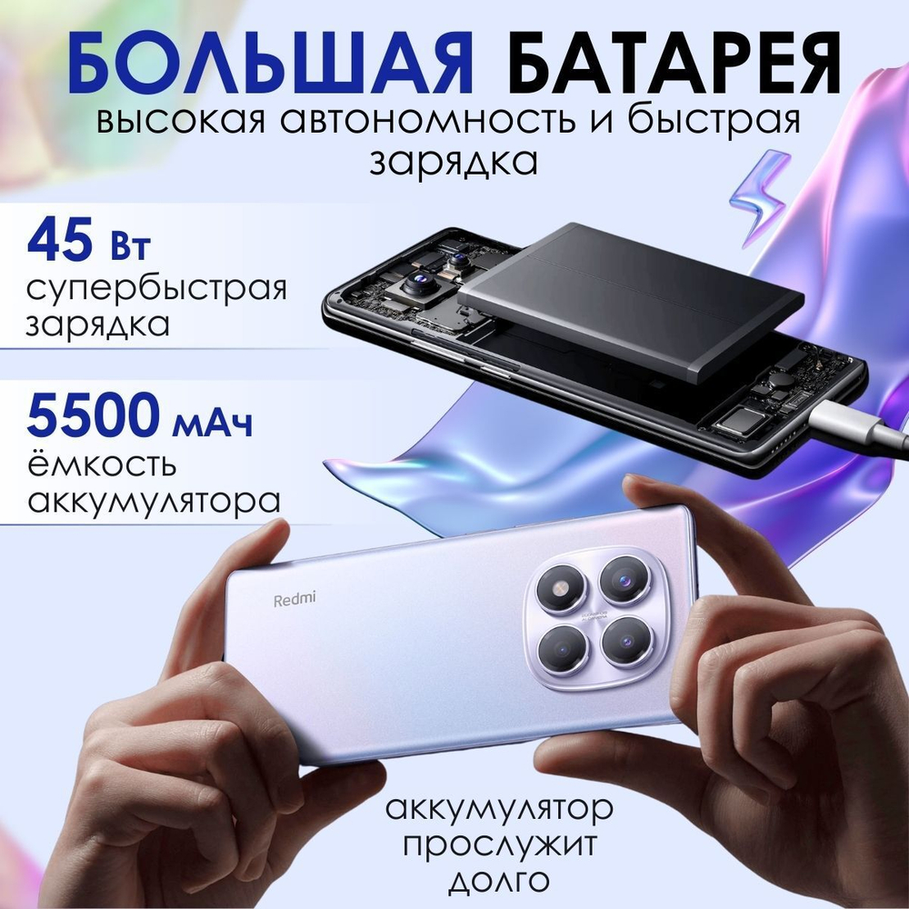 Смартфон Redmi Note 14 Pro 8+256GB Black RU
