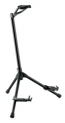 K&M 17685-000-55 black Memphis 20 стойка для гитар с фиксатором складн.
