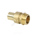 Переходник штуцерный латунь разъемный для шланга Дн 20х3/4" НР 9104 Aquasfera 9104-04