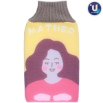 Мочалка - варежка массажная «Premium - МОЯ СЕМЬЯ», мама, 24,5*15,5см (ZIPпакет)