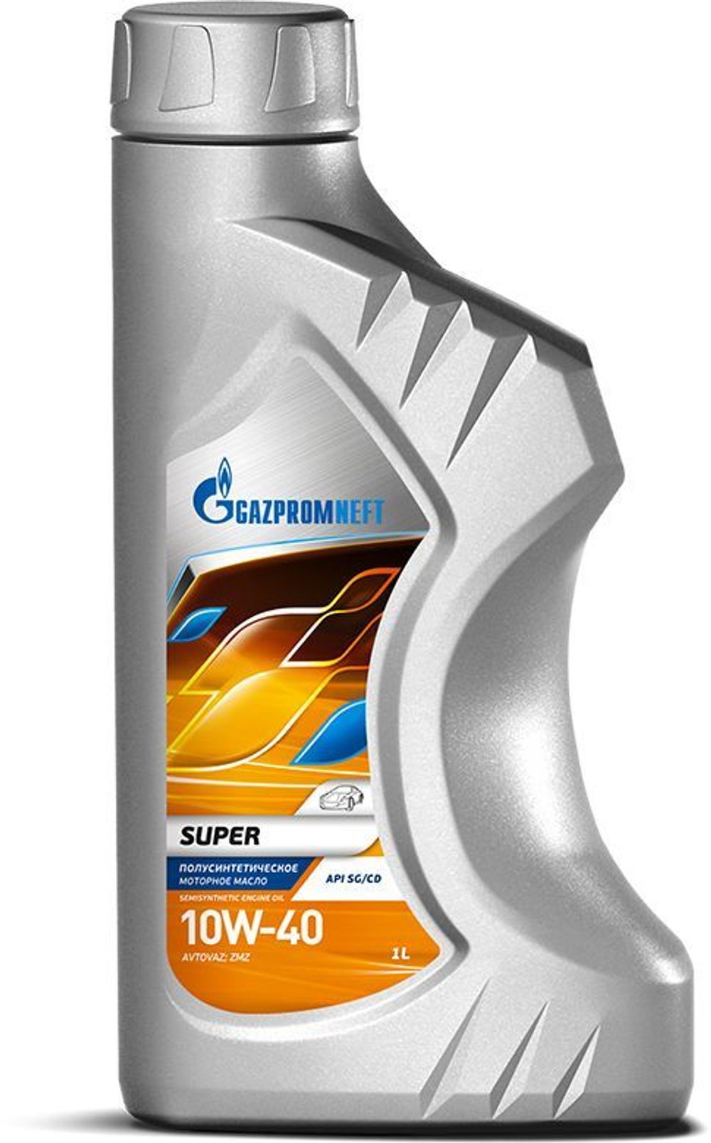 Моторное масло Gazpromneft Super 10W-40, SG/CD, полусинтетическое, 1 л