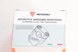 Handlebar Heightening. 38mm rise, 45 degree angle. for 22mm and 28mm handlebars
