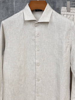 Льняной костюм Zegna
