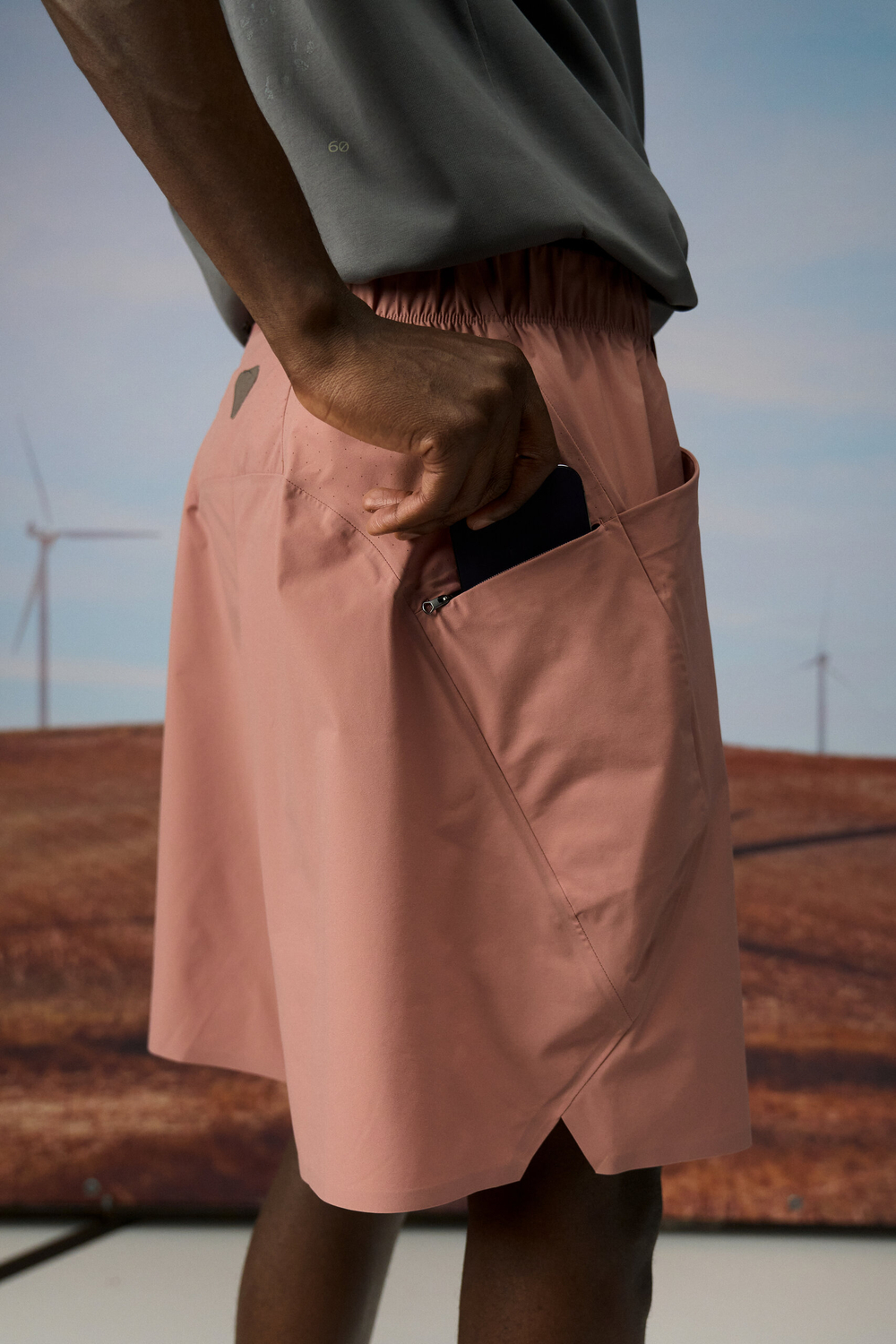 Шорты Nothomme Blue Monte Pressed-Seam Casual Hiking Shorts "Wax Apple Pink"