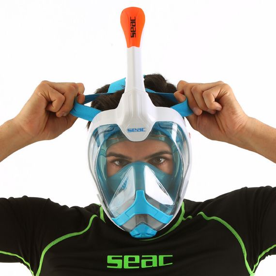 Маска полнолицевая Seac Sub Magica White/Orange