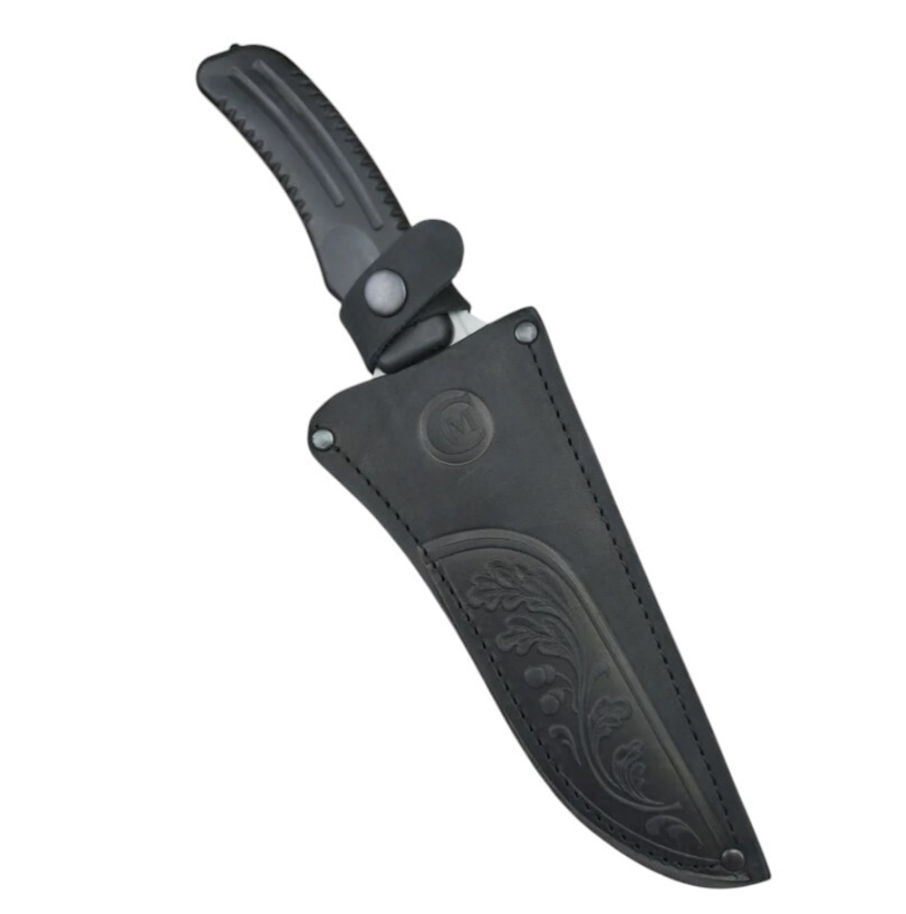 Нож кузница Семина Армейский, сталь 65х13, Elastron