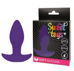 Фиолетовая анальная втулка Sweet Toys - 8,5 см. (Цвет: фиолетовый)