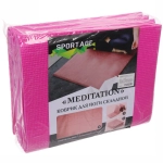 Коврик для йоги складной «Meditation «173**61*0,5 см (PVC), фуксия