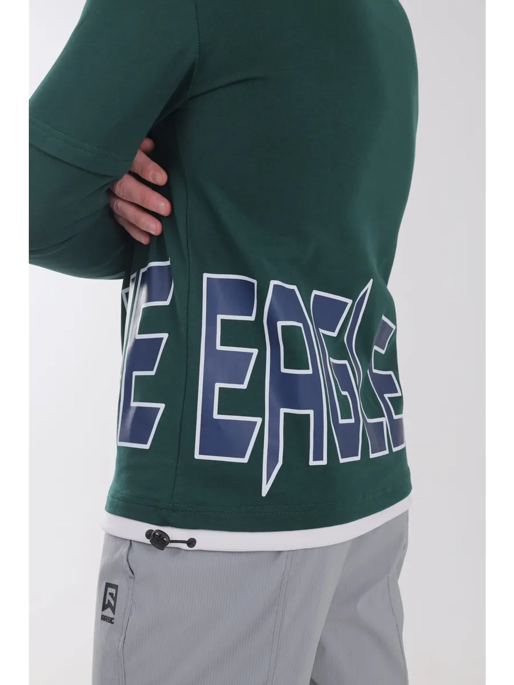 Лонгслив Rage The Eagle green-white арт. HY26462