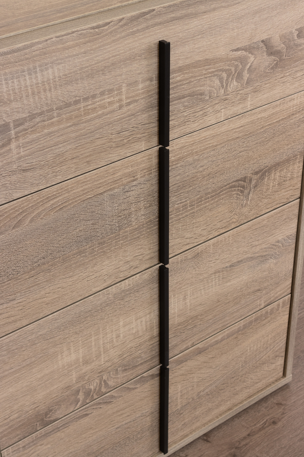 Комод на ножках Line 070 Roble/Antracita Koala Beds