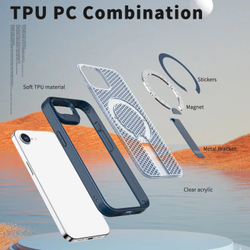 Прозрачный чехол Mesh Pro Magnetic Case для iPhone 16e
