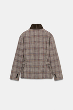 БЛЕЙЗЕР В КЛЕТКУ С ХЛЯСТИКАМИ — ZW COLLECTION — ZARA