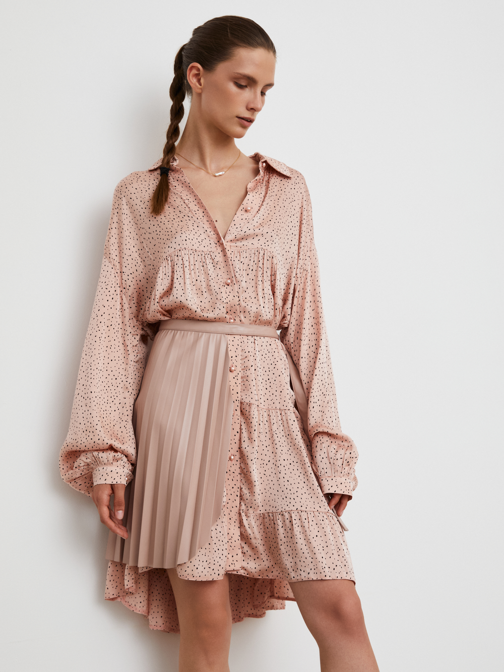 Баска Pleatst Pink