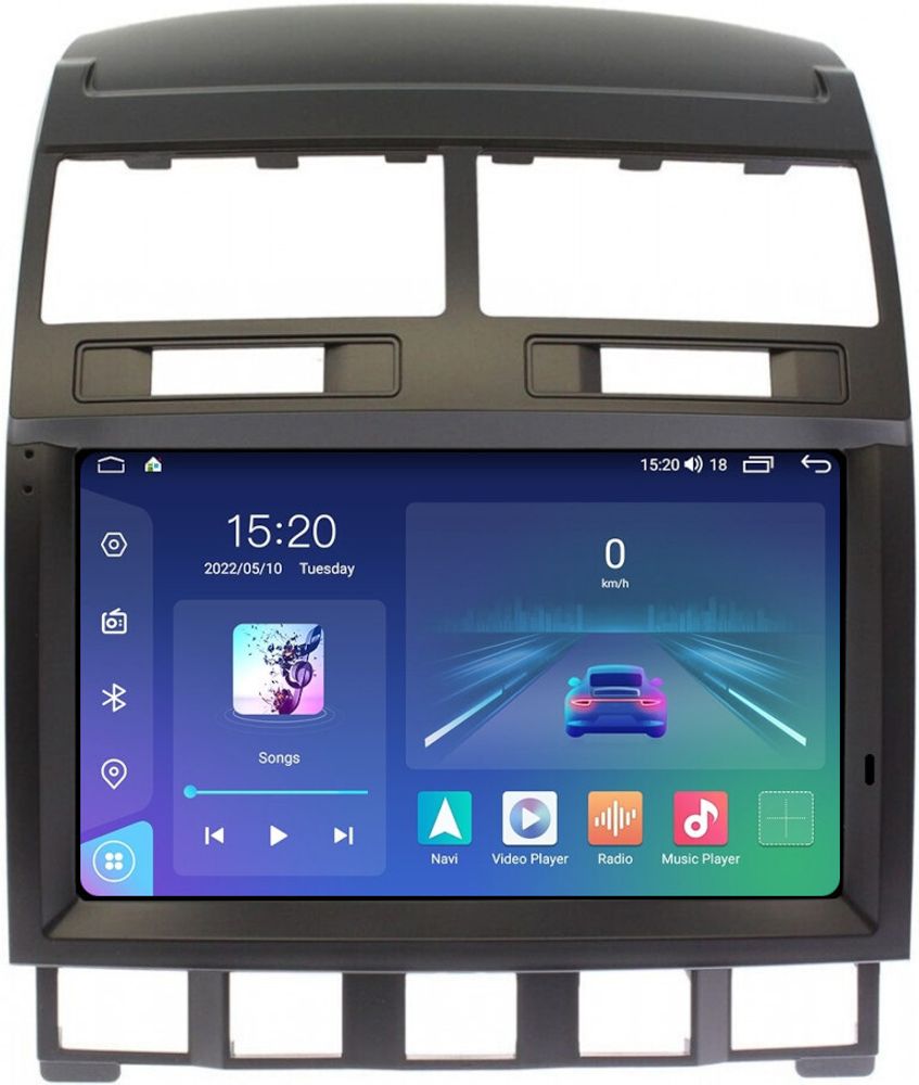 Магнитола для Volkswagen Touareg 2002-2010 - Parafar PF049U2K на Android 13, Быстрая, QLED+2K, CarPlay, 4G SIM-слот