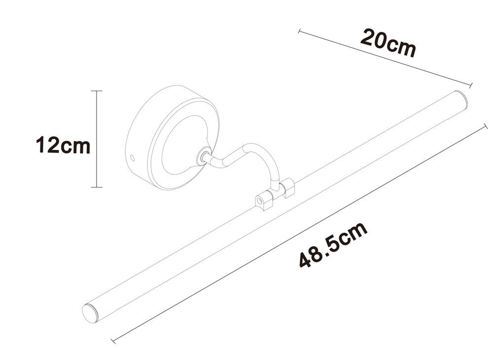 Подсветка декоративная Arte Lamp Sol A7908AP-1BK