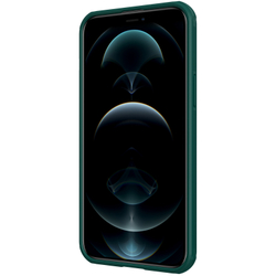 Чехол зеленого цвета (Deep Green) с сдвижной шторкой для камеры от Nillkin для iPhone 13 Pro Max, серия CamShield Pro Case