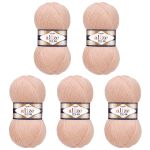 Пряжа Alize (Ализе) Angora Real 40 / уп.5 мот. по 100 г, 430м, 404 шампань A