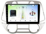 Магнитола для Hyundai i20 2009-2012 (климат) - Teyes CC4L монитор 9" IPS, Android 14, Быстрая, Snapdragon 662, CarPlay, 4G SIM-слот