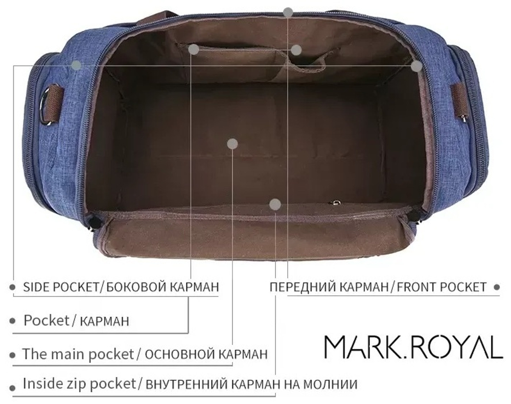 Дорожная сумка Сицилия - Черный