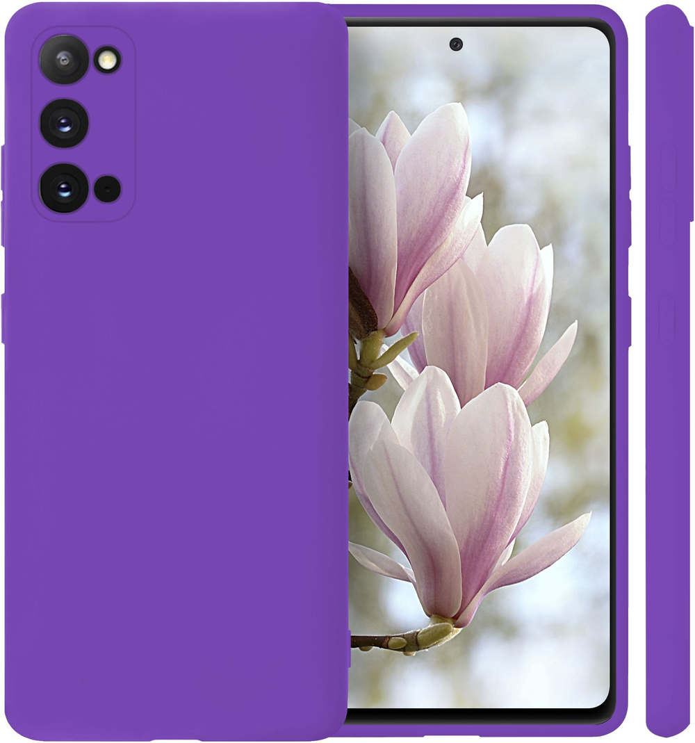 Мягкий Soft Touch чехол из силикона для SAMSUNG GALAXY S20 (не ULTRA / FE / PLUS!) с бархатной подкладкой