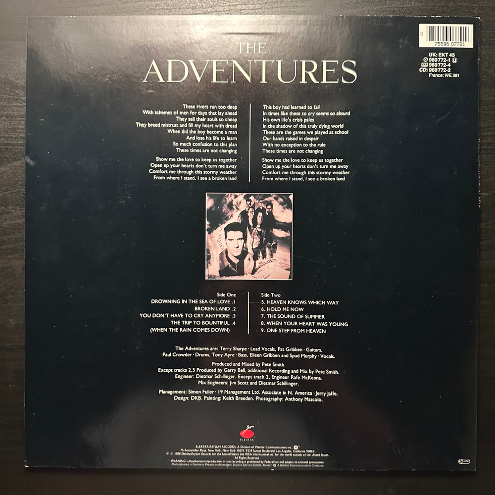 The Adventures - The Sea Of Love (Германия 1988г.)