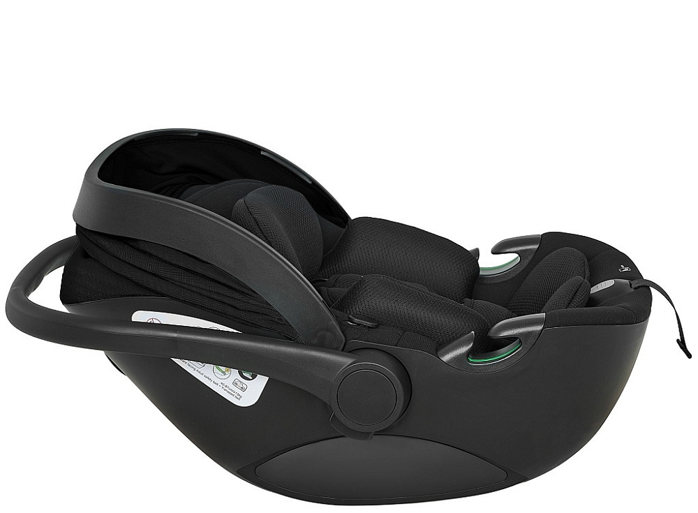 Детская коляска Roan Bass Next 2.0 3 в 1 с автокреслом Pituso Baesa Pro Black BSN/43/2 Sage Green/Black/руч.Black