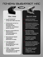 Мотошлем кроссовый для питбайк эндуро квадроцикла черный