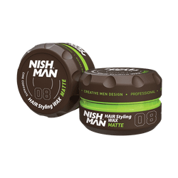 ВОСК ДЛЯ ВОЛОС NISMAN HAIR STYLING MATTE LOOKING WAX 08 Аромат: черная ваниль (матовый эффект)