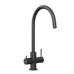 Смеситель для кухни 35k MIXLINE MLSS-03202 ЧЕРНЫЙ  подкл.к фильтру*