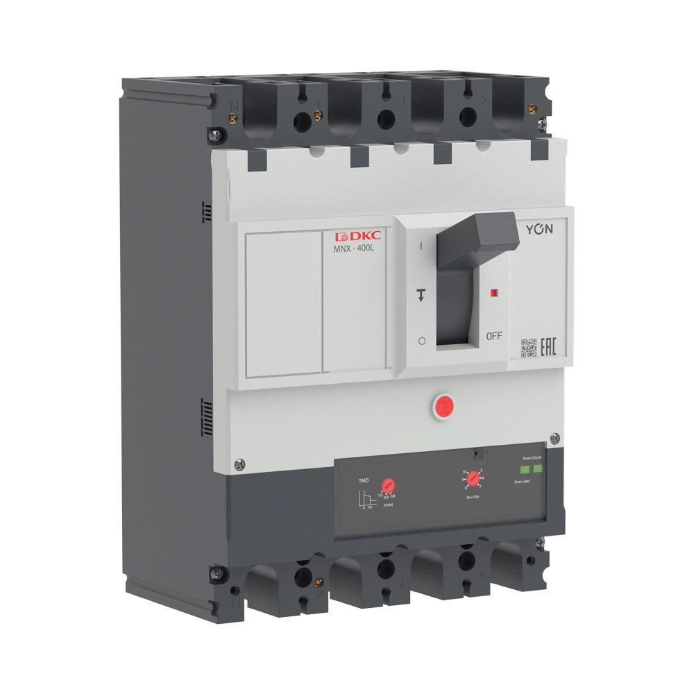 Авт. выкл. пост. тока YON pro MNX400M 4P 320A 85kA при DC1000V расц. TMD DC