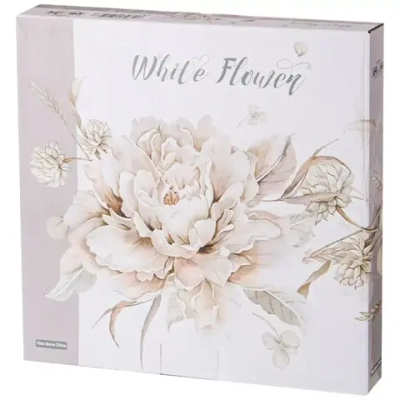 Набор тарелок закусочных 2шт, 20,5см «WHITE FLOWER»