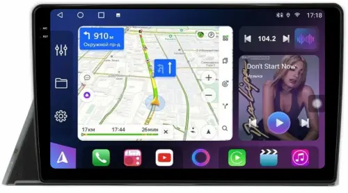 Магнитола для Toyota Sienta 2 2015-2022 - FarCar S500-TS10 монитор 10.36" QLED на Android 14, Быстрая, CarPlay, 4G SIM-слот
