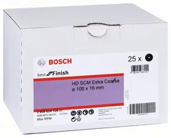 Скотч брайт Bosch круг пурпурный SCM 100 мм Extra Coarse