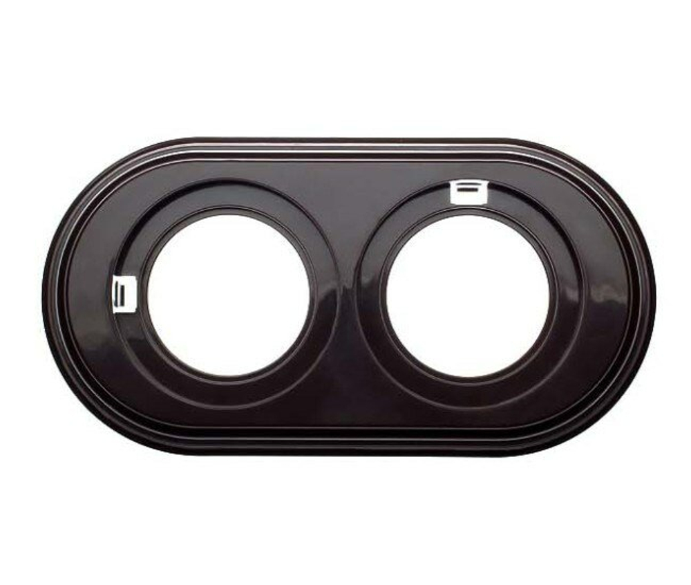 Рамка 2х-постовая, пластик, Bironi BF1-620-21 / Медный Век