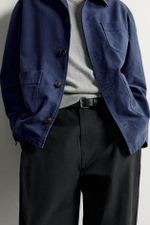 БРЮКИ STRAIGHT FIT С БОКОВЫМИ СКЛАДКАМИ — ZARA