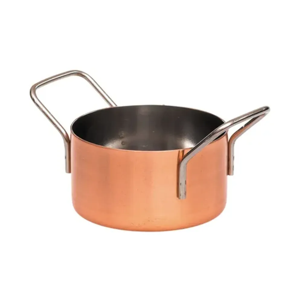 Кастрюля для подачи 10,9 см h6,1 см 550 мл круглая Copper нерж. цвет медь P.L.