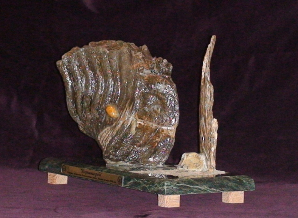 Зуб мамонта "Ископаемая рыба" / Mammoth tooth "Fossil fish"