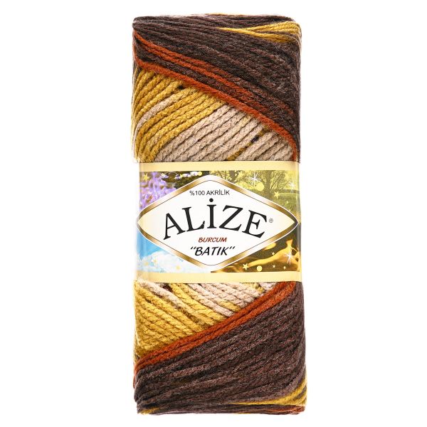 Пряжа Alize (Ализе) Burcum Batik / уп.5 мот. по 100 г, 210 м, 3379 секционный