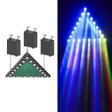 Kinetic Triangle 90 см — кинетический треугольник с тремя лебёдками и RGBW LED