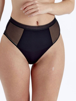 Высокие трусики Naturals High Waisted Brief (Размер: S) (Цвет: черный)