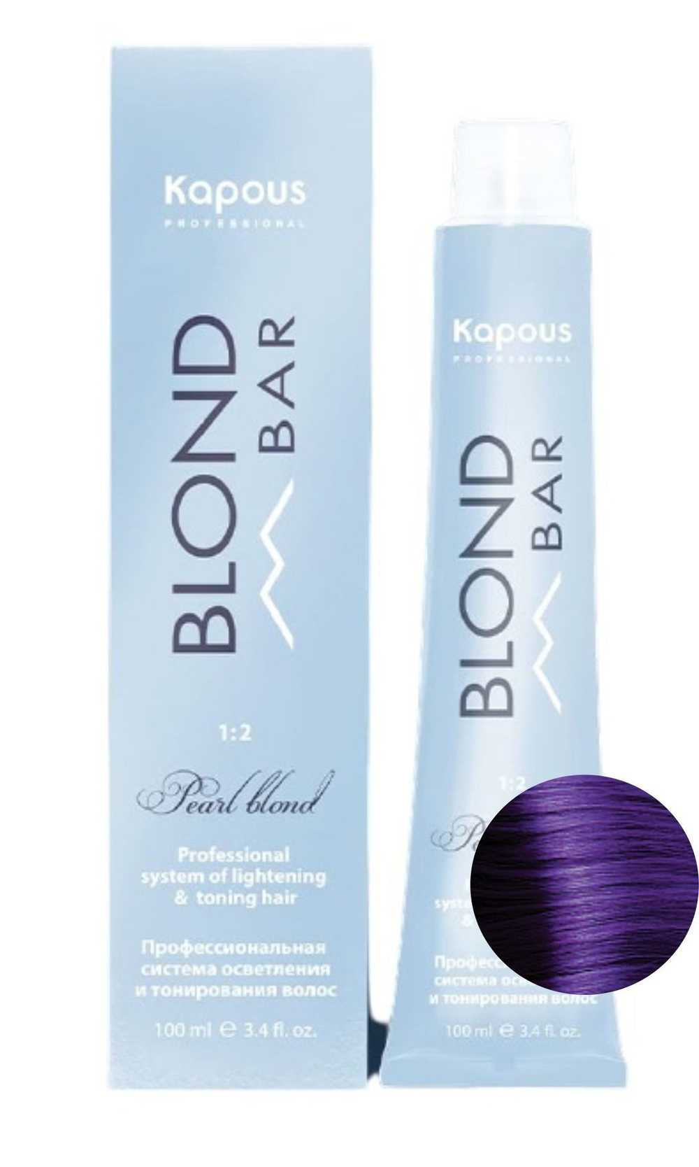 Крем-краска "Blond Bar" Корректор 02 фиолетовый 100 мл